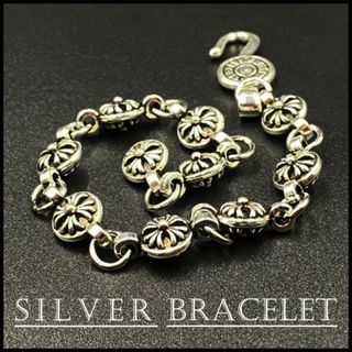 バングル メンズ ブレスレット クロス シルバー アクセサリー 263A F