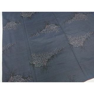 平和屋2■本場大島紬　風景花文　やまと誂製　逸品　DAAA1718du(着物)