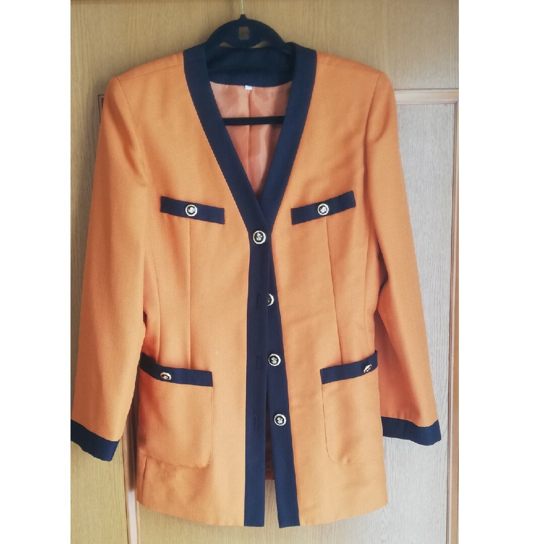 オレンジジャケット レディースのジャケット/アウター(その他)の商品写真