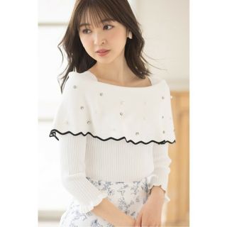 トッコ(tocco)のオフショルニットプルオーバー♡新品♡(ニット/セーター)