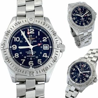 BREITLING - ブライトリング　時計　コルト　GMT　A32350　AT　デイト　SS　黒文字盤