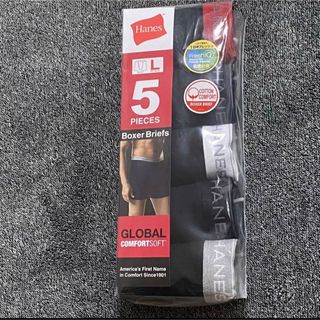 ヘインズ(Hanes)の新品 Hanes 5枚組 ボクサーブリーフ メンズ Lサイズ ボクサーパンツ(ボクサーパンツ)