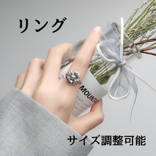 【ラスト1】指輪 シルバー リング フリーサイズ シルバー925 男女兼用(リング(指輪))