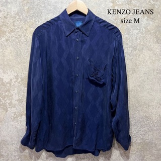 ケンゾー(KENZO)のKENZO JEANS ケンゾー ジーンズ 長袖シャツ 総柄シャツ(シャツ)