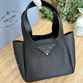 プラダ(PRADA)のPRADA　プラダ　レザーハンドバッグ　ヴィッテロダイノ　1BA349　現行品(ハンドバッグ)