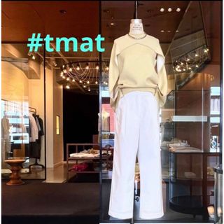 ドゥロワー(Drawer)のドゥロワー  別注　パンツ　T-mat ホワイト(カジュアルパンツ)