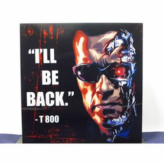 【新品 No 208】 ポップアートパネル ターミネーター T-800(その他)