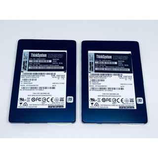 レノボ(Lenovo)のMICRON 5200 ECO 2.5 SATA SSD 960GB 2台セット(PCパーツ)