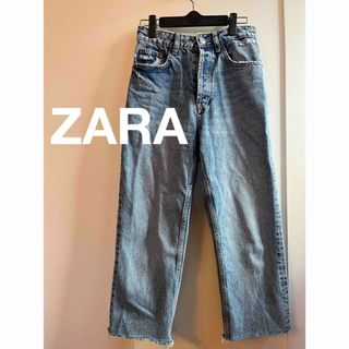 ザラ(ZARA)の【ZARA】ハイウエストデニム34(デニム/ジーンズ)