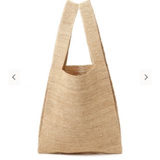 セヤ(seya)の完売seya. セヤ RAFFIA SHOPPING BAG ベージュ ラフィア(かごバッグ/ストローバッグ)