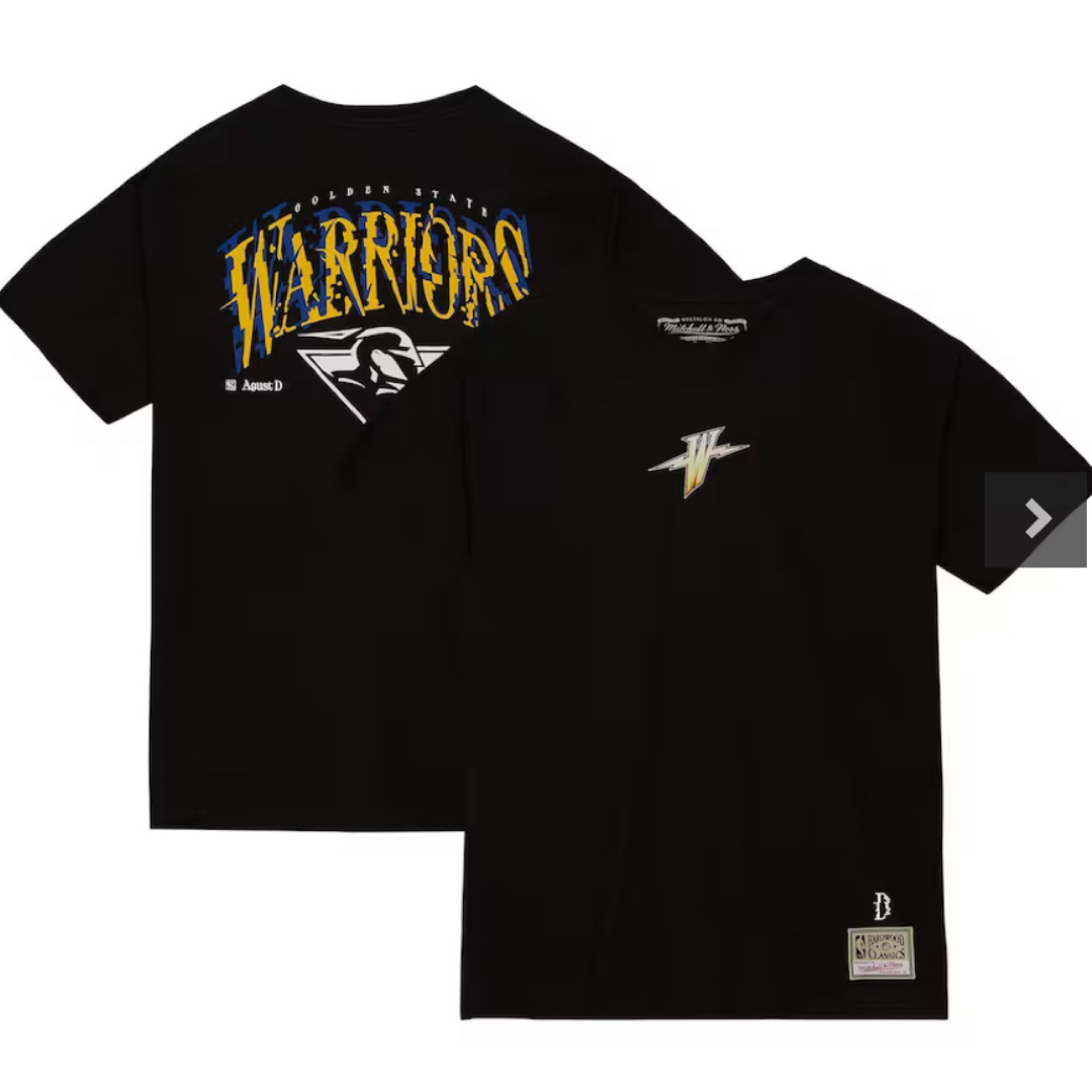 再掲載【NBA × SUGA/Agust D】ウォーリアーズTシャツ メンズのトップス(Tシャツ/カットソー(半袖/袖なし))の商品写真