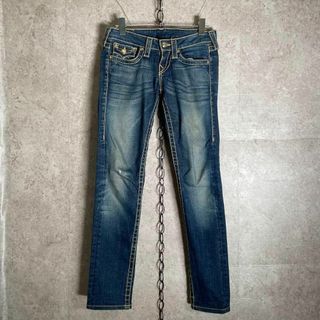 Y2K USA製 TRUE RELIGION スキニーデニムパンツ ローライズ