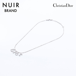 クリスチャンディオール(Christian Dior)のディオール Dior ロゴ ラインストーン ネックレス(ネックレス)