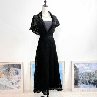 ★Christian Dior★新タグ★美品★クロシェ編★ロングワンピース