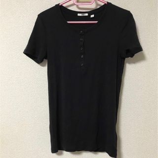 ユニクロ(UNIQLO)のヘンリーネックtシャツ  ユニクロ(カットソー(半袖/袖なし))