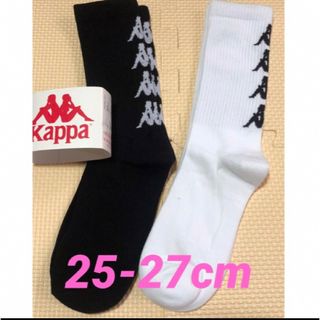 カッパ(Kappa)のKappa(カッパ)  クルーソックス　靴下　２５〜２７センチ  ２足セット(ソックス)