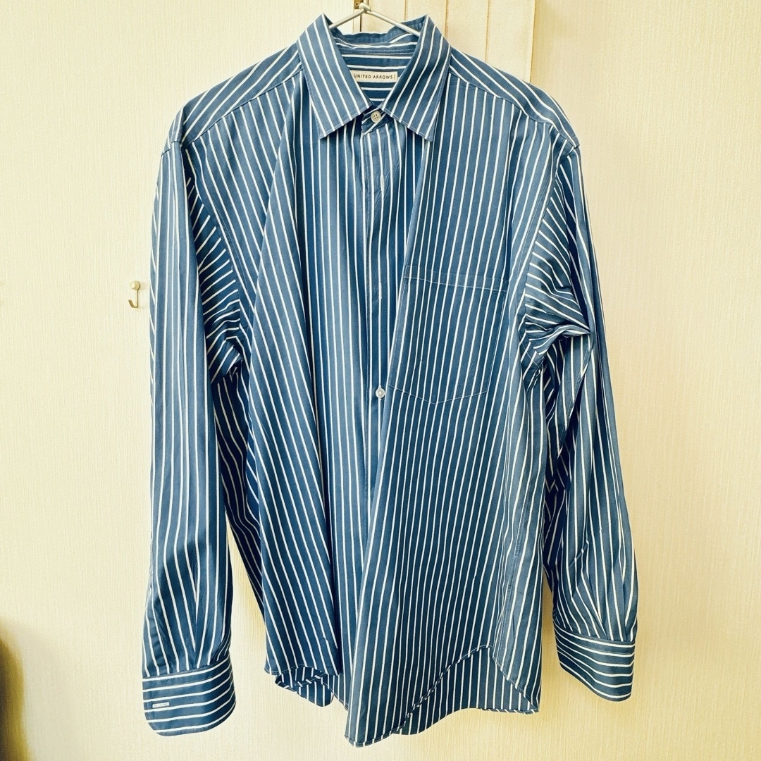 UNITED ARROWS(ユナイテッドアローズ)のタグあり ユナイテッドアローズ トーマスメイソン ストライプ レギュラーシャツ メンズのトップス(シャツ)の商品写真
