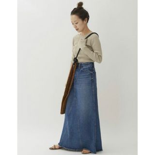 Plage Healthy denim DENIM SLIT LONG スカート