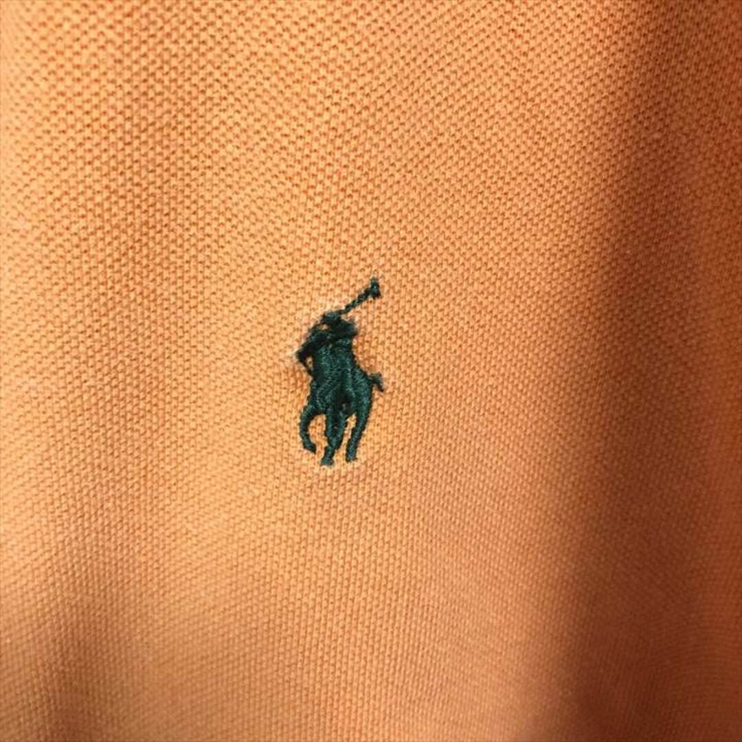 POLO RALPH LAUREN(ポロラルフローレン)の90s 古着 ポロラルフローレン ポロシャツ 刺繍ロゴ オーバーサイズ 2XL メンズのトップス(ポロシャツ)の商品写真