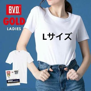 ビー・ブイ・ディ Tシャツ GOLD ゴールド 半袖Ｔシャツ レディース(Tシャツ(半袖/袖なし))