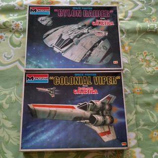 MONOGRAM COLONIAL VIPER＋CYLON RAIDERセット(模型/プラモデル)