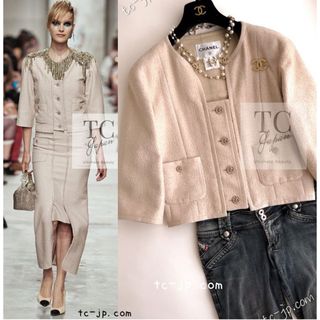 シャネル ノーカラージャケット(レディース)の通販 500点以上 | CHANEL シャネル ノーカラージャケット(レディース)の通販 500点以上 | CHANEL
