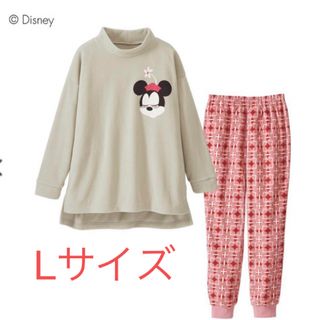 Disney - Disney Lサイズ ミニー フリース パジャマ ルームウェア