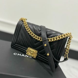 シャネル(CHANEL)のシャネル ボーイシャネル キャビアスキン チェーンショルダーバッグ(ショルダーバッグ)