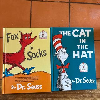 ほぼ新品 英語絵本The cat in Hat&Fox in Socks(絵本/児童書)