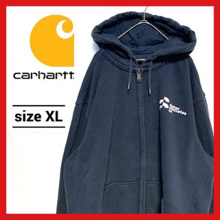 carhartt - 90s 古着 カーハート パーカー フルジップパーカー オーバーサイズ XL 