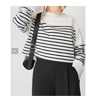 ドゥーズィエムクラス(DEUXIEME CLASSE)のDeuxieme Classe Cropped Stripe Tシャツ(Tシャツ(長袖/七分))