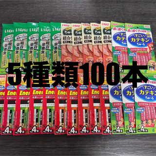 イナバペットフード(いなばペットフード)の犬　いなば　ちゅーる　国産品　5種類 100本(猫)