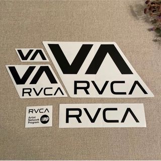 ルーカ(RVCA)のRVCA  ステッカー　5枚セット　ロゴ　未使用　ルーカ　ルカ　シール　スケボー(ステッカー)