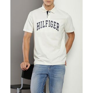 トミーヒルフィガー(TOMMY HILFIGER)の送料無料 新品 TOMMY HILFIGER Varsity Logo Polo(ポロシャツ)