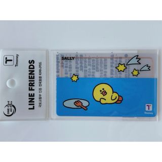 ラインフレンズ　T-moneyカード 韓国交通カード ティーマネー  サリー(旅行用品)