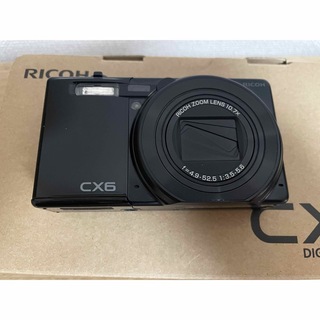 リコー(RICOH)の【美品】RICOH リコー CX6 BLACK(コンパクトデジタルカメラ)