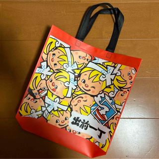 ☆新品・非売品☆出前一丁 エコバッグ 不織布 赤 レッド(エコバッグ)