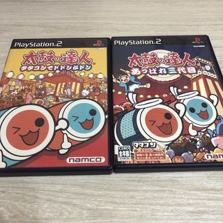 プレイステーション2(PlayStation2)の太鼓の達人　あっぱれ三代目　タタコンでドドンがドン　PS2 説明書あり(家庭用ゲームソフト)