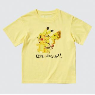 ユニクロ(UNIQLO)の新品　UNIQLO ポケモン　ピカチュウ　tシャツ  130(Tシャツ/カットソー)