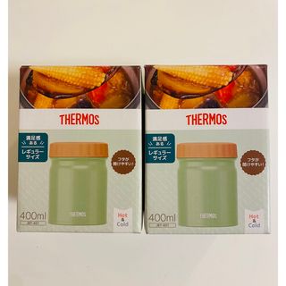 サーモス(THERMOS)のサーモス　真空断熱　スープジャー　400ml JBT-401 HOT COLD(弁当用品)