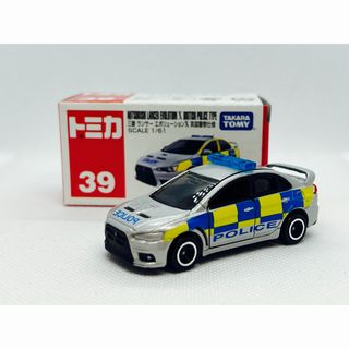 タカラトミー(Takara Tomy)のトミカ39    三菱ランサーエボリューションX  英国警察仕様　（中国製）(ミニカー)