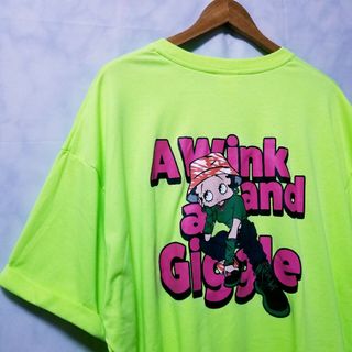 ベティーブープ ベティちゃん 服　新品　Tシャツ　半袖　BettyBoop　4L