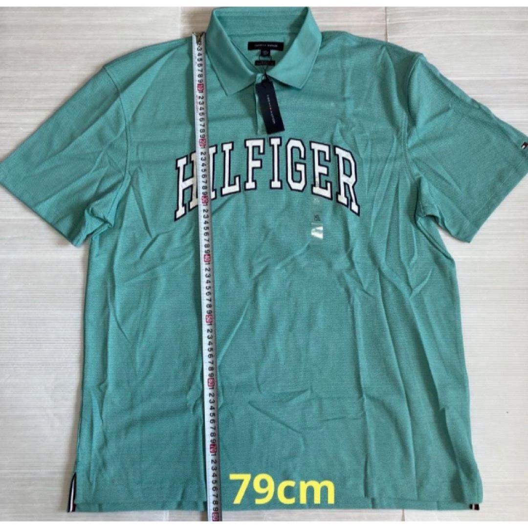 TOMMY HILFIGER(トミーヒルフィガー)の送料無料 新品 TOMMY HILFIGER Varsity Logo Polo メンズのトップス(ポロシャツ)の商品写真