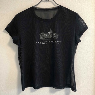 【古着】ハーレーダビッドソン シアー半袖Tシャツ 100周年 ロゴ プリント