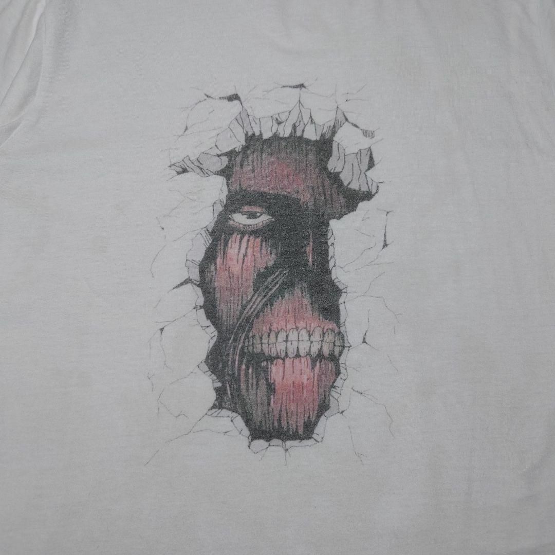 Printstar　進撃の巨人　ビッグプリントTシャツ　古着　プリントスター メンズのトップス(Tシャツ/カットソー(半袖/袖なし))の商品写真