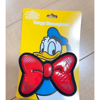 ディズニー　クワッキーダックシティ　 ドナルド　リボン　パッチン(キャラクターグッズ)