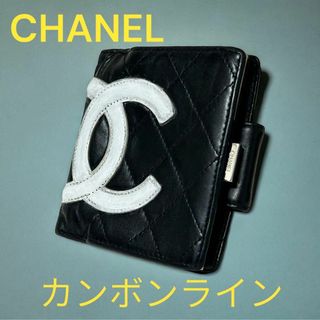 シャネル(CHANEL)の【人気品】シャネルCHANELカンボンライン　がま口二つ折り財布(財布)