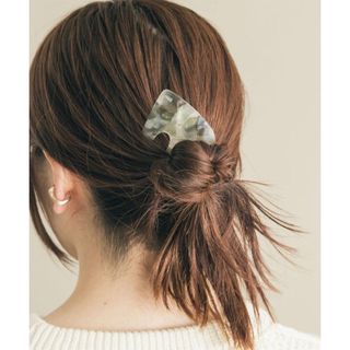 SMELLY - SMELLY スメリー　カラーモヨウジュシヘアコーム　ミント　ヘアアクセサリー