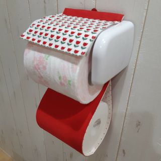 トイレットペーパーホルダーカバー(トイレ収納)