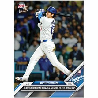 大谷翔平　MLB Topps now ドジャース 初ホームラン(シングルカード)